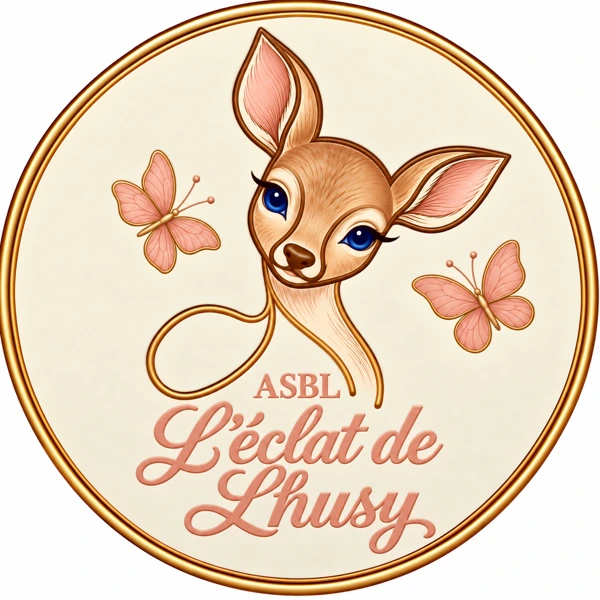Logo officiel de l’ASBL L’Éclat de Lhusy